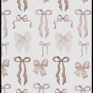 Elegant Bow Pattern Fabric